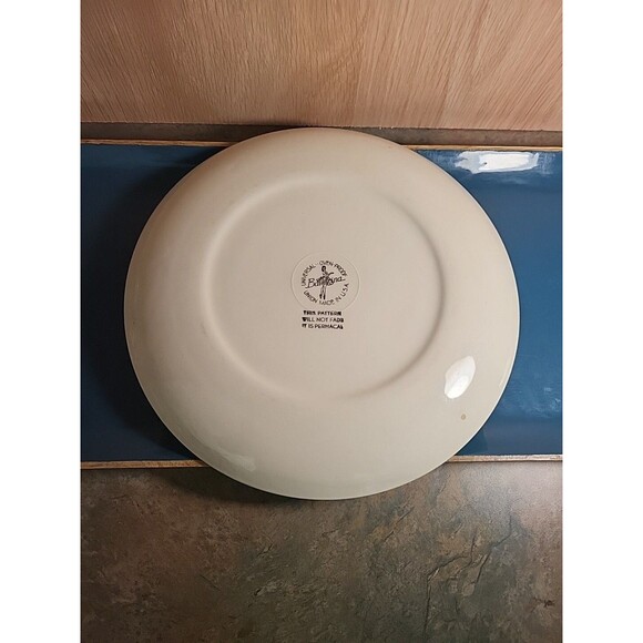 Vintage Universal Potteries Ballerina Dinner Plate Southern Gardens 9 7/8" - Picture 5 of 6